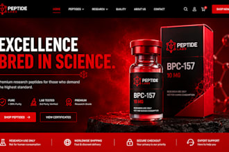 peptide website woocommerce peptide store fda compliant research peptide website