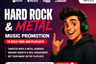 promote spotify rock metal music promotion rock playlist submision