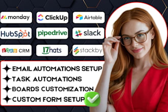 build ai CRM automation sales pipeline dashboard on airtable hubspot monday odoo