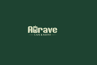 create a professional cafe and coffee shop logo design