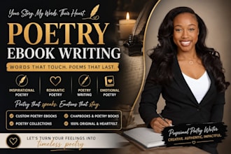 write custom poetry ebook or poetry collection as your poetry ghostwriter
