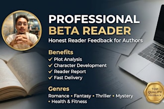 be your professional beta reader and provide honest feedback