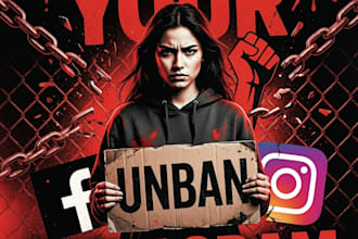 do professional profile unbanning of instagram ,tiktok , facebook and x