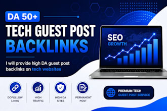 provide tech guest posts on high da websites