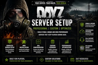setup and configure your dayz server