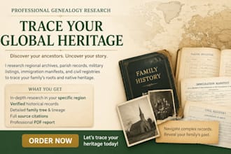 research your regional ancestry and family history