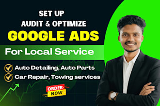 optimize your google ads ppc for auto detailing, auto parts and towing service