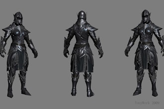 create custom skyrim se mods, weapons, armor, cruixie and 3d game asset