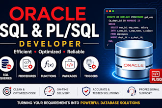 develop oracle sql queries and pl sql code