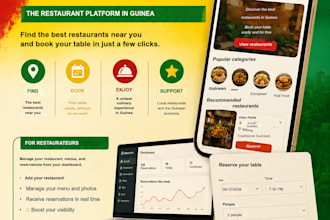create a professional website or landing page