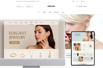 jewelry shopify store jewelry website beauty shopify store fashion store