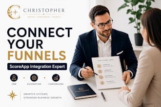 integrate scoreapp scorecards CRM automation workflows and funnels