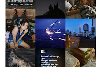 create aesthetic moodboards and digital collages