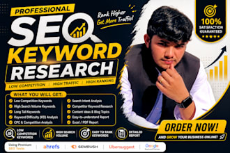 conduct keyword research for SEO and ai search optimization and search intent