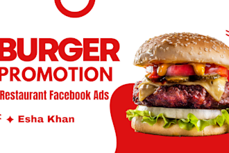 design restaurant facebook ads and food promotion posts