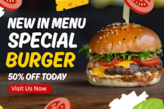 design restaurant facebook  and food promotion posts