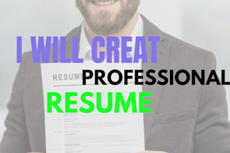 write an ats professional resume and cover letter