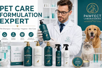 formulate pet shampoo, pet grooming and pet care products