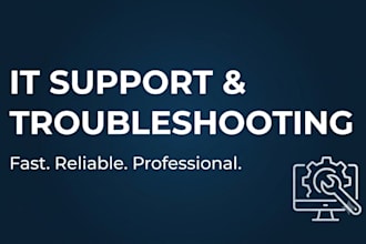 be your professional IT troubleshooter