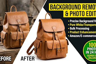 do bulk background removal and product photo editing