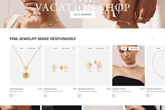 design jewelry website, jewelry store, wix store and fashion website