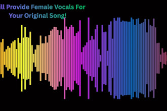 provide rich female vocals for your original song