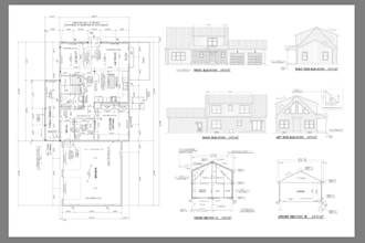 draw permit plans for city approval, architectural drawings