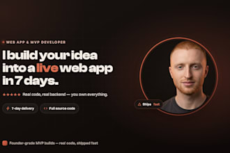 vibe code and launch your mvp web app in 7 days