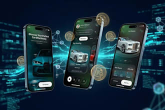 develop ai smart bidding system for car auction app secure blockchain technology