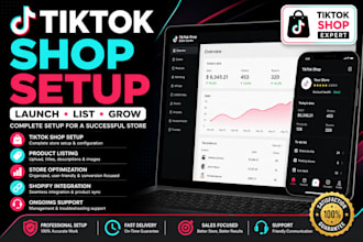 tiktok shop setup tiktok shop manager ecommerce dropshipping shopify integration