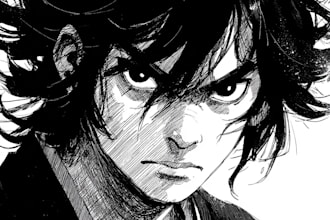 draw anime illustration for you