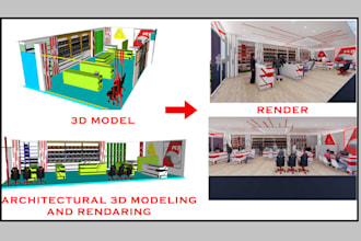 create architectural 3d models in rhino, sketchup, cad