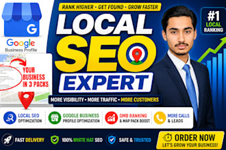do local SEO, gmb ranking and google maps optimization