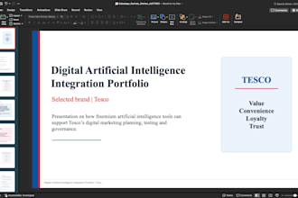 design a professional presentation deck