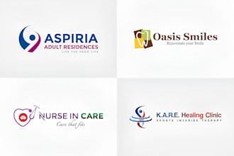 create medical clinical hospital healthcare pharmacy logo design