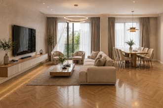 design your apartment interior with technical drawings and 3d visualisation