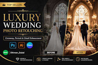do professional wedding photo editing