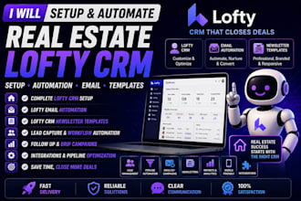 setup real estate lofty crm lofty email automation lofty crm real estate crm