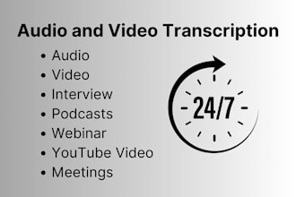 transcribe podcasts, interviews, meetings, and webinars
