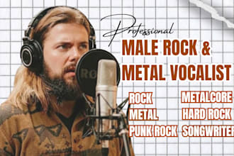 male rock singer male metal singer hardrock deathcore metal vocal metal vocalist