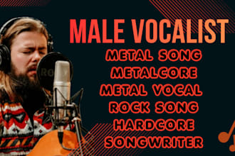 male rock singer male metal singer hardrock deathcore metal vocal metal vocalist