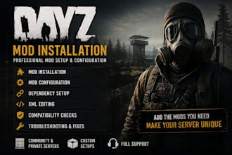 install and configure dayz mods for your server