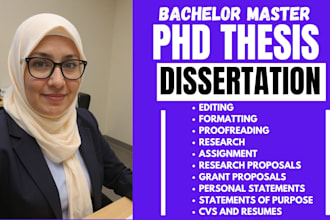 edit and proofread your academic paper, dissertation, thesis, apa 7 formatting