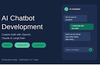 build a custom ai chatbot using openai, claude or langchain