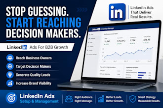 setup and manage linkedin ads campaigns