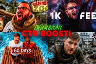 create mrbeast style thumbnails
