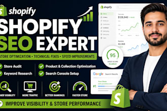 shopify and technical SEO, shopify store optimization, and speed optimization