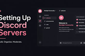 set up a custom discord server
