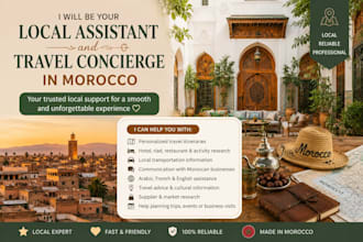 be your local advisor and travel concierge in morocco