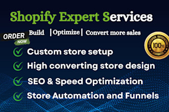 revamp, design, clone, redesign shopify website and build ecommerce shopify web